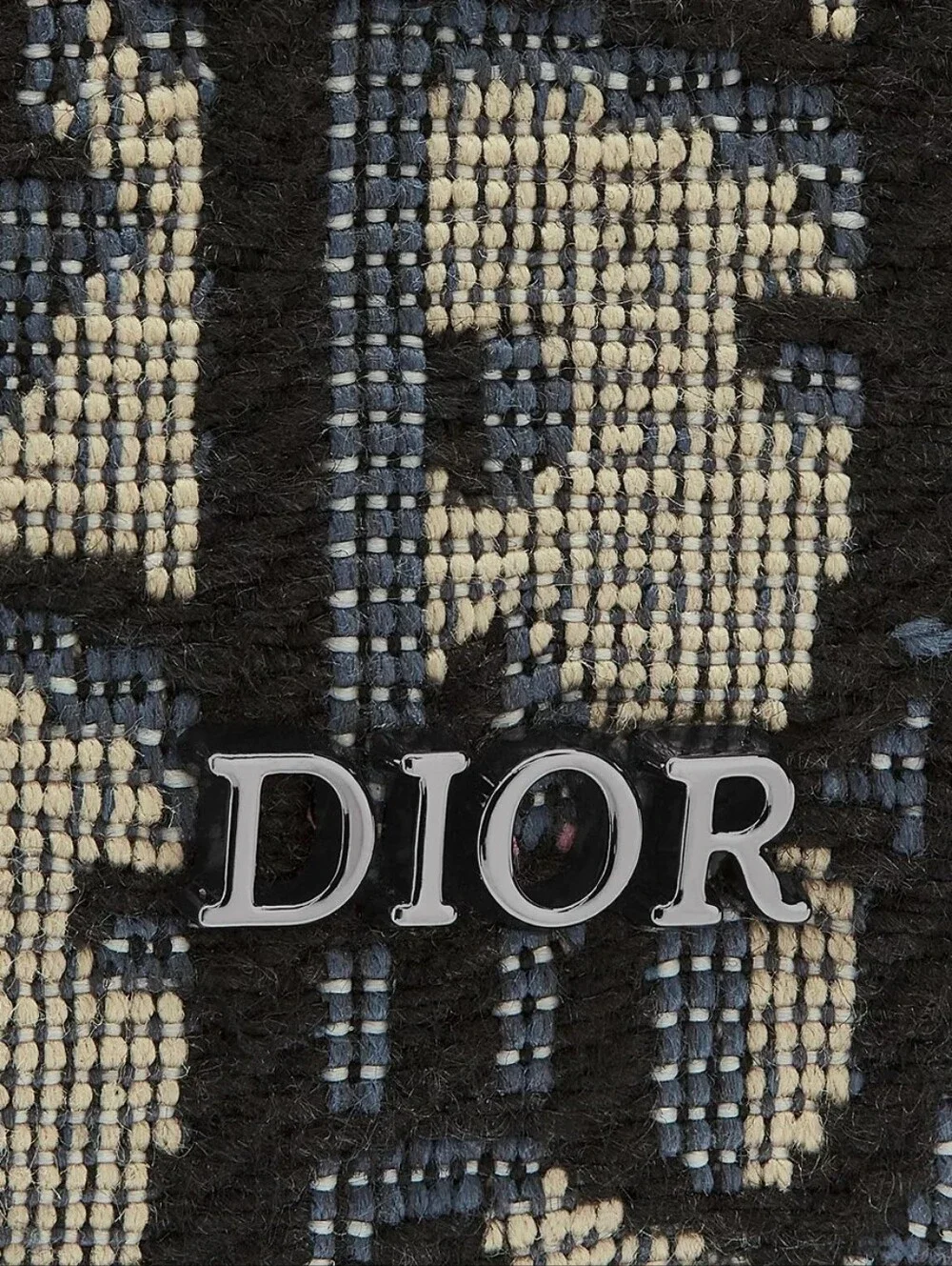New! Dior Saddle Card Holder Grained Calfskin Marquetry MSRP$550 COMES W/COA!
